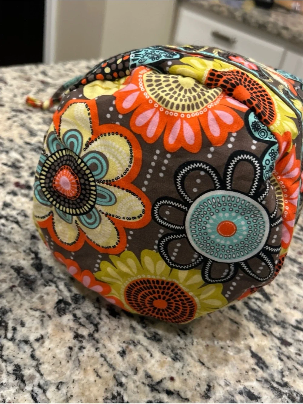 Vera Bradley Wet/Dry Storage Bag Laundry Makeup Flower Shower Drawstring Ditty